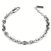 Bracciale Boccadamo Uomo in Acciaio ABR694